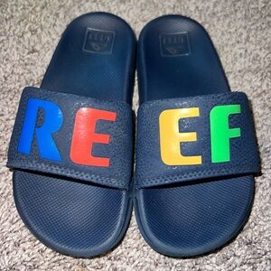 SOLD!! Reef Kids Little One Slide Sandal Size 13/1 Blue